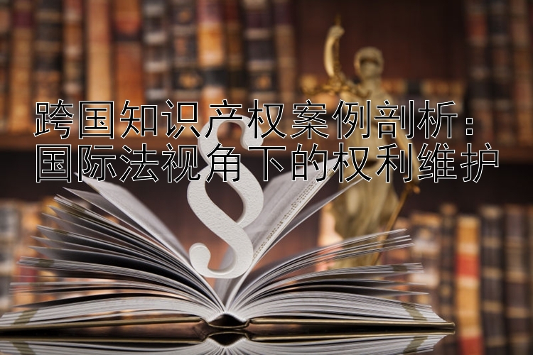 跨国知识产权案例剖析：国际法视角下的权利维护