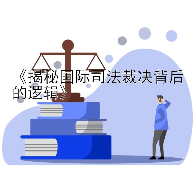 《揭秘国际司法裁决背后的逻辑》