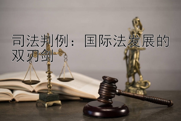 司法判例：国际法发展的双刃剑