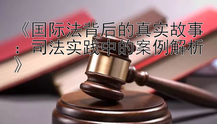 《国际法背后的真实故事：司法实践中的案例解析》