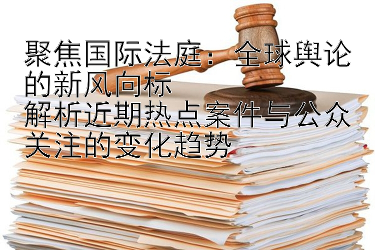 聚焦国际法庭：全球舆论的新风向标  
解析近期热点案件与公众关注的变化趋势