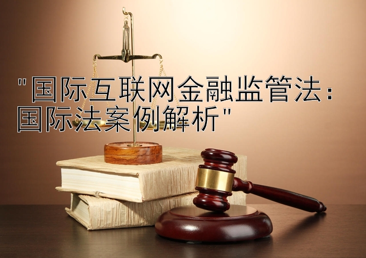 国际互联网金融监管法：国际法案例解析