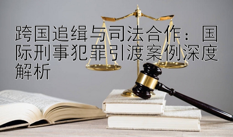 跨国追缉与司法合作：国际刑事犯罪引渡案例深度解析